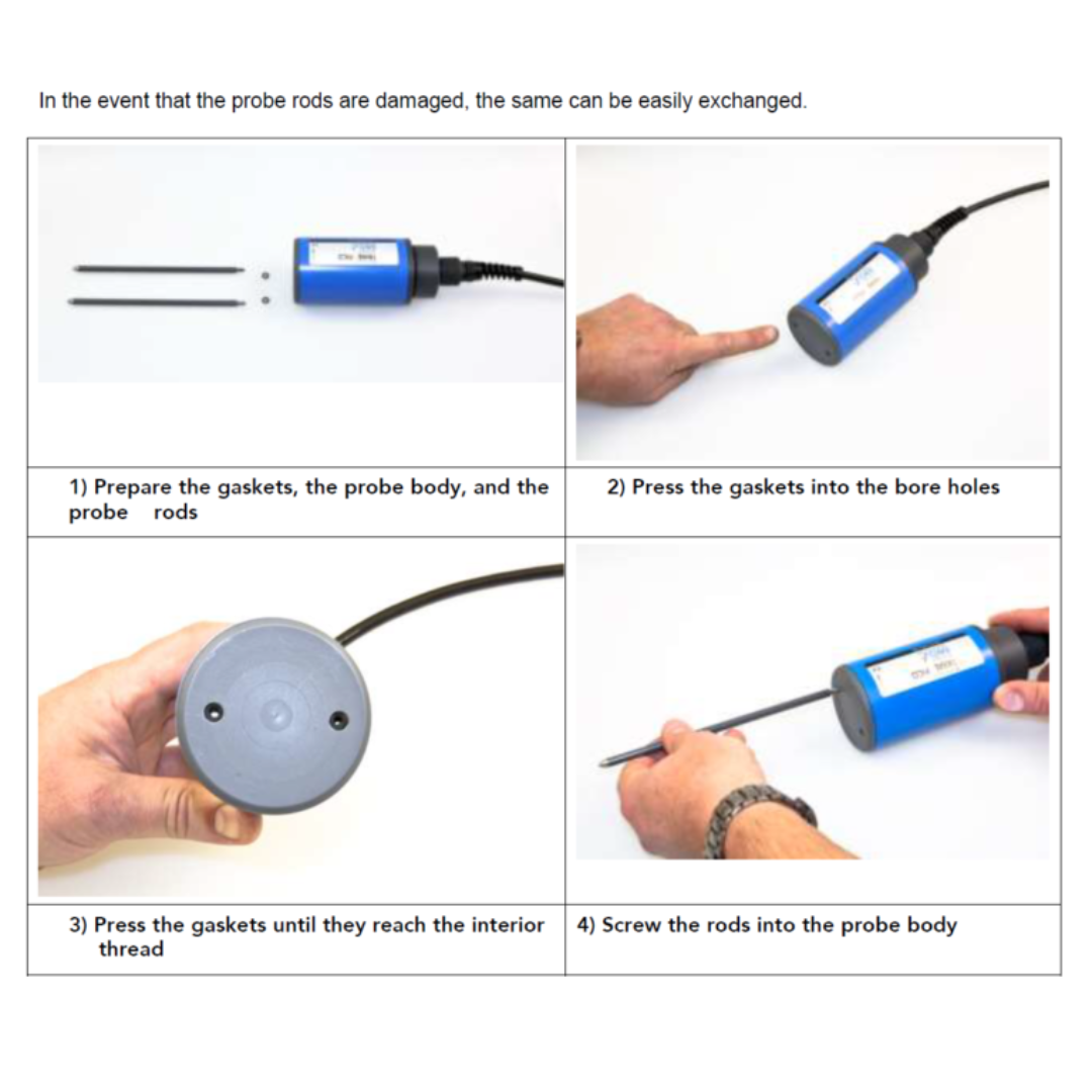 Replaceable probe rods