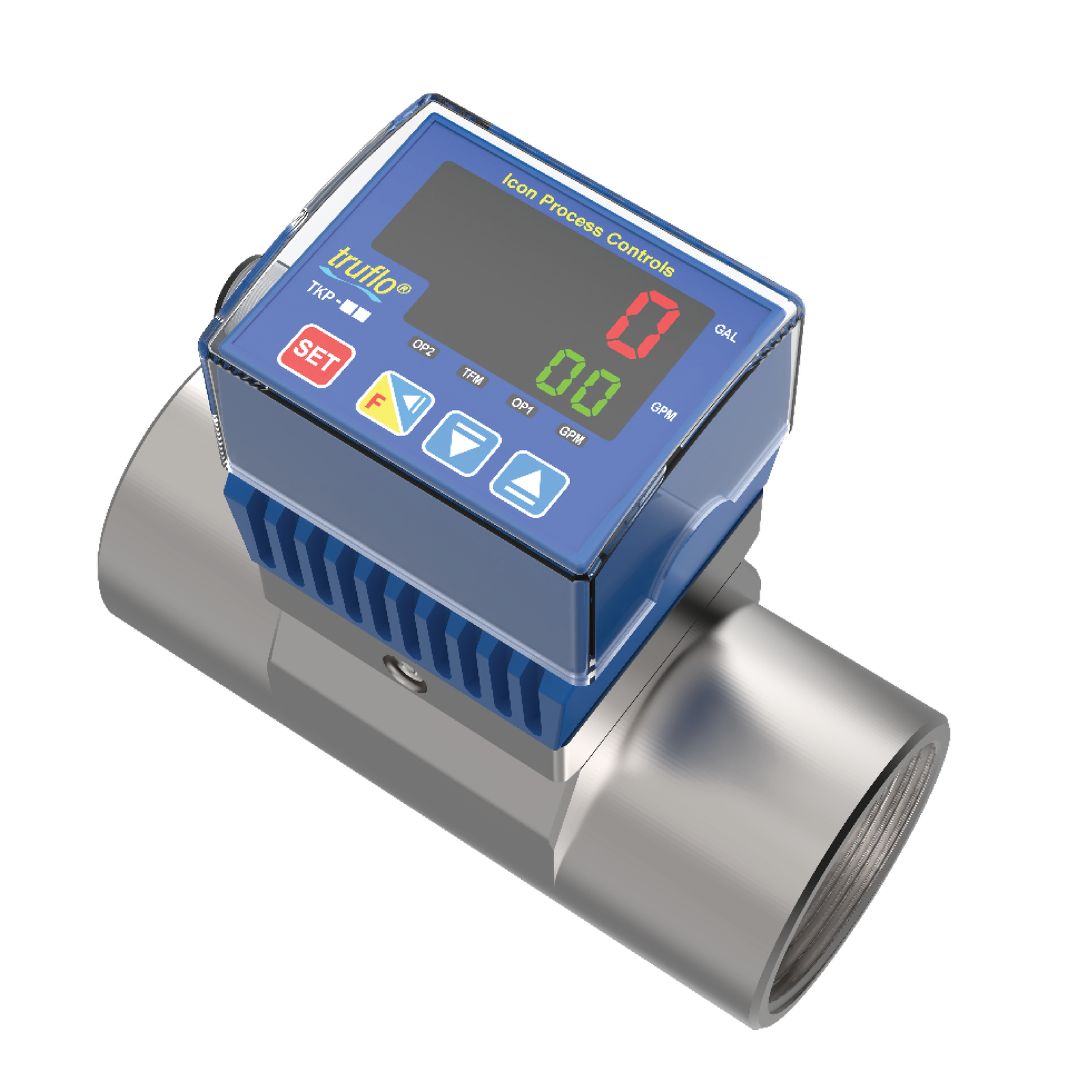 TK3P-series inline chemical flow meter